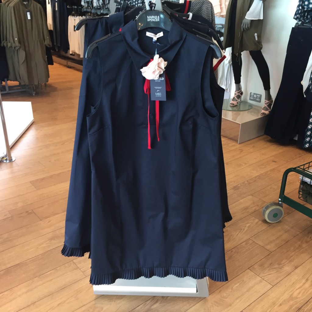 M&S Pleated hem shift