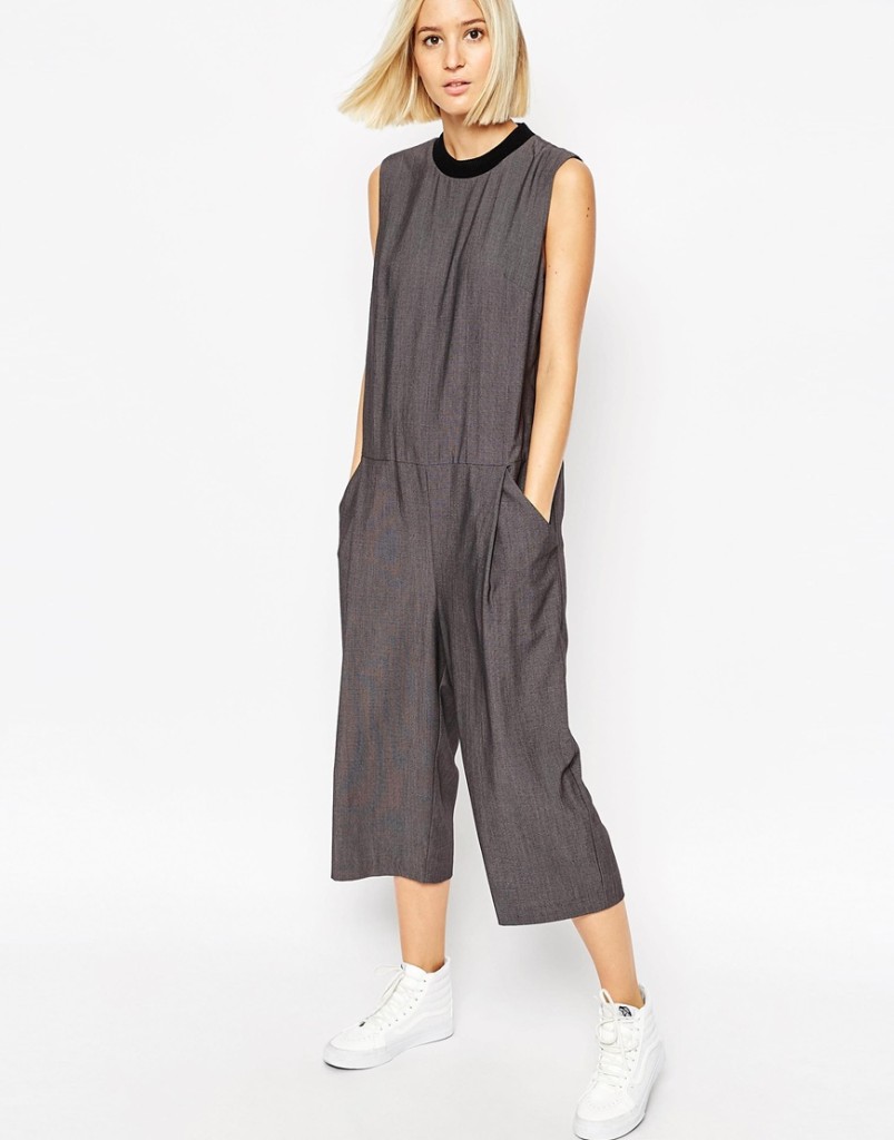 asos white relaxed cropped jumpsuit