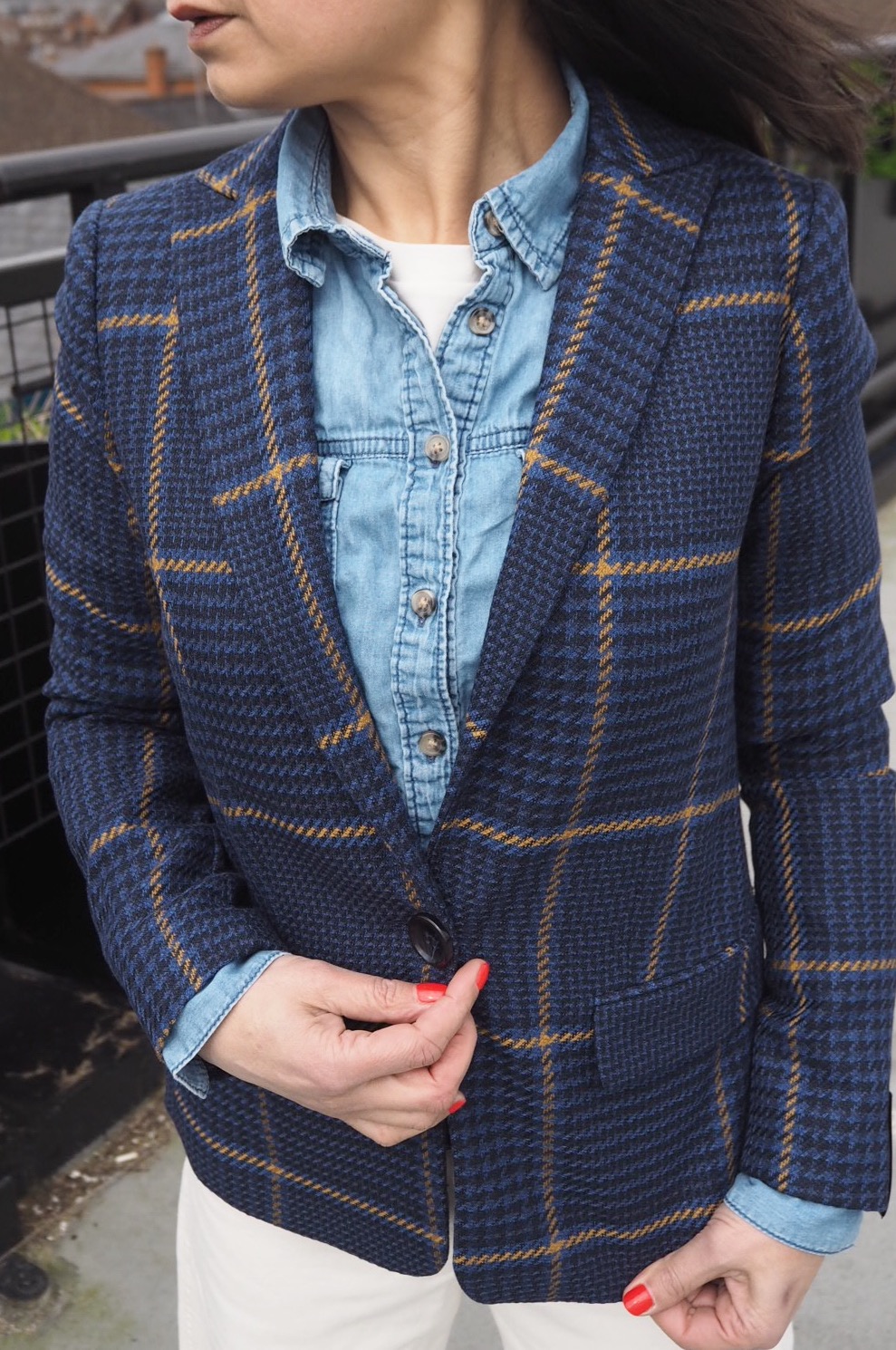 ...as it's Blue Check namesake... an altogether preferable fit!