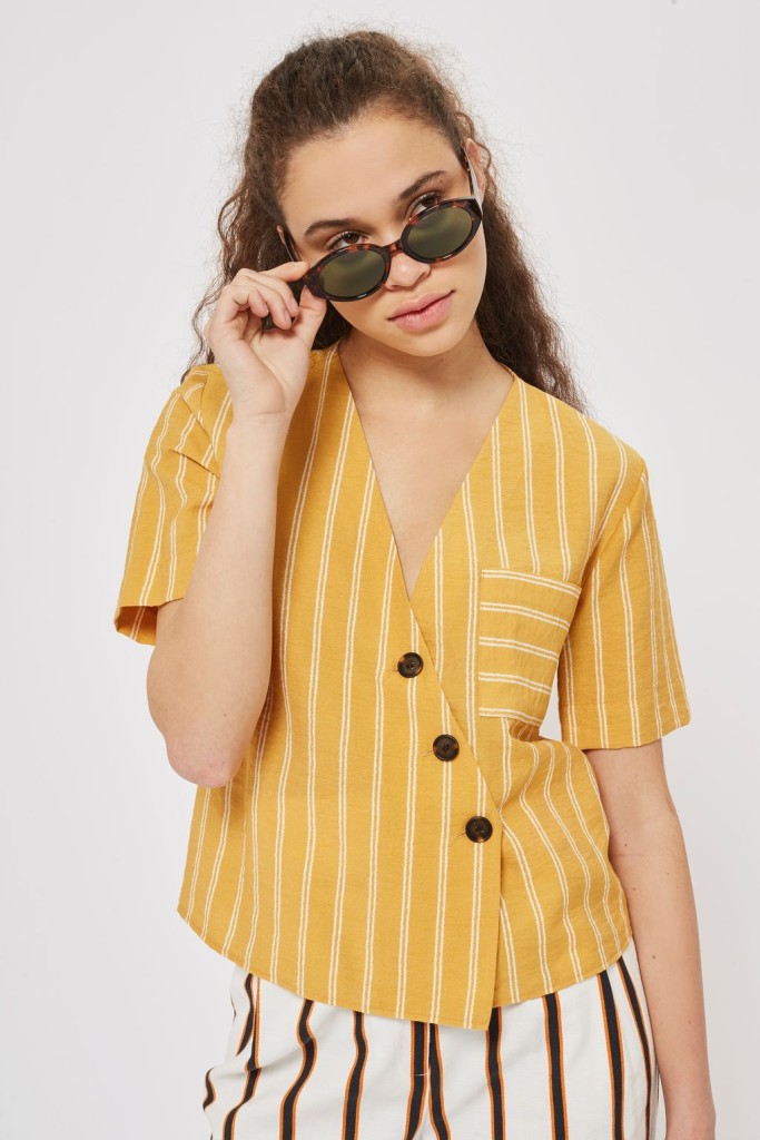 topshop-striped-linen-shirt