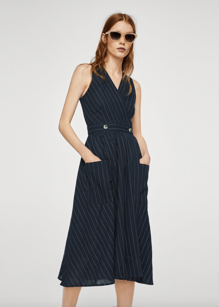 mango-pin-stripe-dress-navy